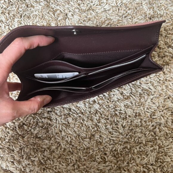 Coach Soft Wallet In Colorblock Signature Canvas - Picture 3 of 5